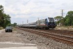 A single Charger leads 352 eastward bound for Michigan